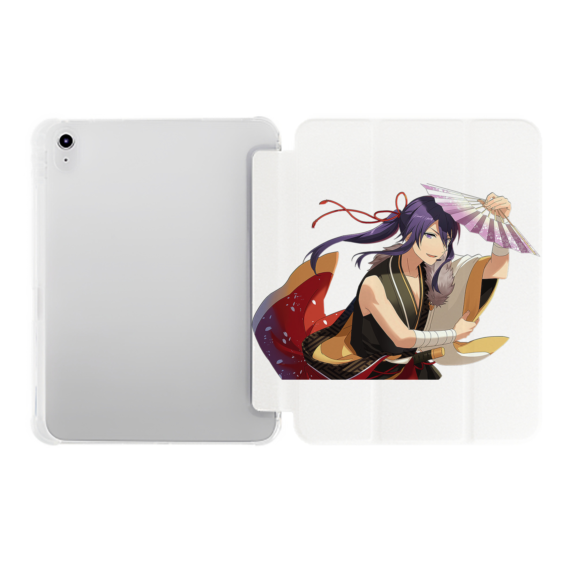 （画像用） あんさんぶるスターズ! Ensemble Stars IPad ケース ペン収納付き 三つ折りスタンド PUレザー×シリコン 対応機種9.5/10.5/10.9インチ